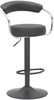 Zenith Matt Black Bar Stool Black