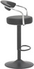 Zenith Matt Black Bar Stool Black