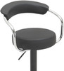 Zenith Matt Black Bar Stool Black