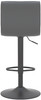Aldo Bar Stool Charcoal with Black Frame