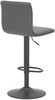 Aldo Bar Stool Charcoal with Black Frame
