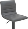 Aldo Bar Stool Charcoal with Black Frame