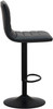 Aldo Bar Stool Charcoal with Black Frame