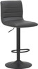 Aldo Bar Stool Black with Black Frame