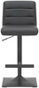 Luscious Matt Black Bar Stool Black