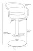 Zenith Bar Stool White