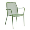 Palma Outdoor Metal Armchair Olive Green/Reseda Green