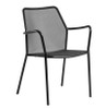 Palma Outdoor Metal Armchair - Black