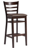 Sheldon Bar Stool Medium Brown Upholstered In Vintage Brown