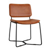 Pearl Side Chair Bruciato Leather