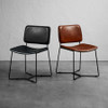 Pearl Side Chair Bruciato Leather