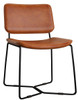 Pearl Side Chair Bruciato Leather