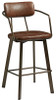 Auzet Bar Stool Old Anvil Vintage Brown
