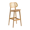 Relish Barstool Natural Oak Natural Cane Back