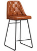 Harland Bar Stool Leather Bruciato