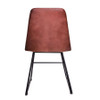 Harland Side Chair Leather Vintage Red