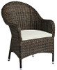 Clova Arm Chair Brown Weave