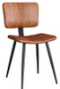 Opel Side Chair Bruciato Leather