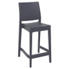 Maya 65 Bar Stool Dark Grey