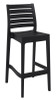 Ares 75 Bar Stool Black