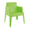 Box Arm Chair Tropical Green