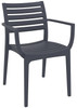 Artemis Arm Chair Dark Grey