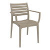 Artemis Arm Chair Taupe