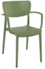 Lisa Arm Chair Olive Green