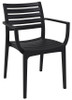 Artemis Arm Chair Black