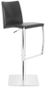 Eccellente Signature Real Leather Bar Stool Black