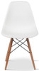 Iconic Chair with Wooden Legs White - 2 Pack