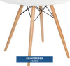 Iconic Round Wooden Table White
