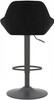 Velluto Matt Black Bar Stool Black