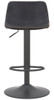 Antico Matt Black Bar Stool Black