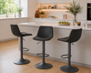 Antico Bar Stool Black with Black Frame