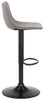 Antico Bar Stool Grey with Black Frame