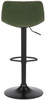 Antico Bar Stool SageGreen with Black Frame