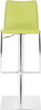 Ex-Display Eccellente Signature Real Leather Bar Stool Lime Green