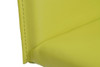 Ex-Display Eccellente Signature Real Leather Bar Stool Lime Green