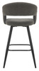 Amalfi Boucle Kitchen Bar Stool Grey