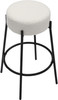 Rotonda Boucle Bar Stool White