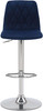 Verona Velvet Bar Stool Blue