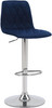 Verona Velvet Bar Stool Blue