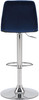 Verona Velvet Bar Stool Blue
