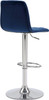 Verona Velvet Bar Stool Blue