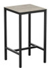 Extrema Cement Bar Height Table Black - 79 x 79cm