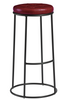 Max 75 Vintage High Stool Red with Black Frame