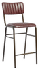 Tavo Stacking Mid Height Bar Stool Vintage Red