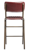 Tavo Stacking Mid Height Bar Stool Vintage Red