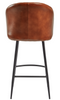 Brooklyn Leather Bar Stool Bruciato Tan